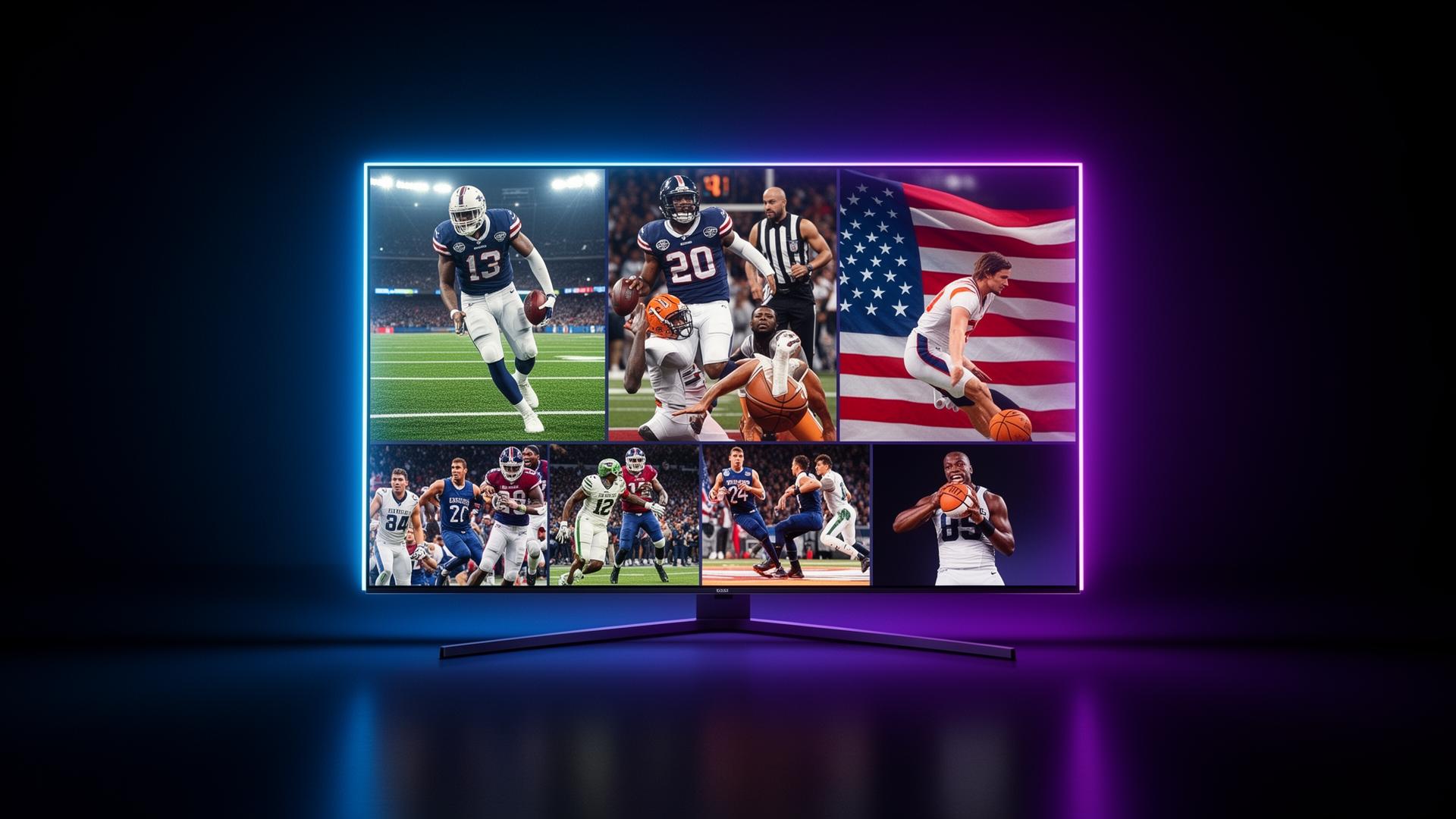 Premium 4K TV streaming NFL, NBA and US live sports with FluxTV IPTV